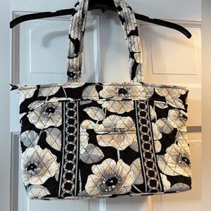 Vera Bradley Floral Black and Cream Bag